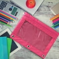thumbnail image 2 of Birdeem Pencil Bags with Zipper, Large Pencil Pouch, Three-Hole Pencil Case Zipper Transparent Document Storage Bag Detachable Folder Large Capacity Pencil Case, Zipper Pencil Case, 2 of 6