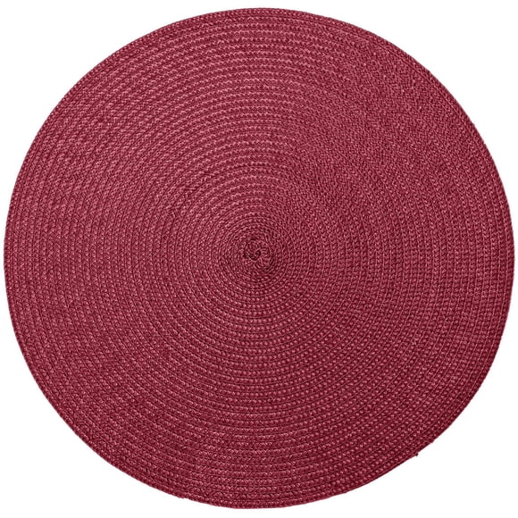Hometrends Round Solid Woven Placemat