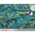 thumbnail image 3 of Soimoi polyester Crepe Fabric Triangle,Star & Brush Stroke Abstract Printed Fabric 1 Yard 52 Inch Wide, 3 of 4