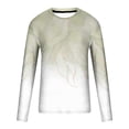 thumbnail image 4 of Meichang T-Shirt à Manches Longues pour Homme avec Graphique, T-Shirts Graphiques pour Hommes Tendance avec Imprimé 3D à Illusion d'Optique, T-Shirts Fantaisie à Col Rond pour le Gym à Manches Longues pour Hommes, 4 of 5