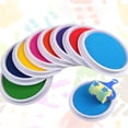 thumbnail image 4 of Meitianfacai Couleurs Bloc d'Encre Bricolage Peinture au Doigt Fabrication de Cartes Grand Rond pour Enfants, 4 of 8