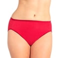 thumbnail image 1 of Vanity Fair Culotte Échancrée Body Shine Illumination pour Femme, 8, GALLAHAD RED, 1 of 4