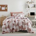 thumbnail image 1 of Regency Heights Twin/Twin XL Size Comforter Set, Terracotta Bedding Set for All Seasons, 2-Piece Round Geometric Print Bedding Comforter Set, 1 of 9