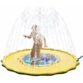 thumbnail image 1 of Splash Pad,Splash Play Mat 67'' Inflatable Sprinkler Pad Wading Pool Outdoor Summer Party Water Toys for Kids Children, 1 of 7