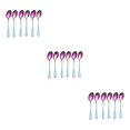 thumbnail image 2 of Wweixi 6pieces Lightweight And Portable Stainless Steel Set For Easy Dining On Go Stainless Steel Spoons Easy To Clean colours 3Set, 2 of 6