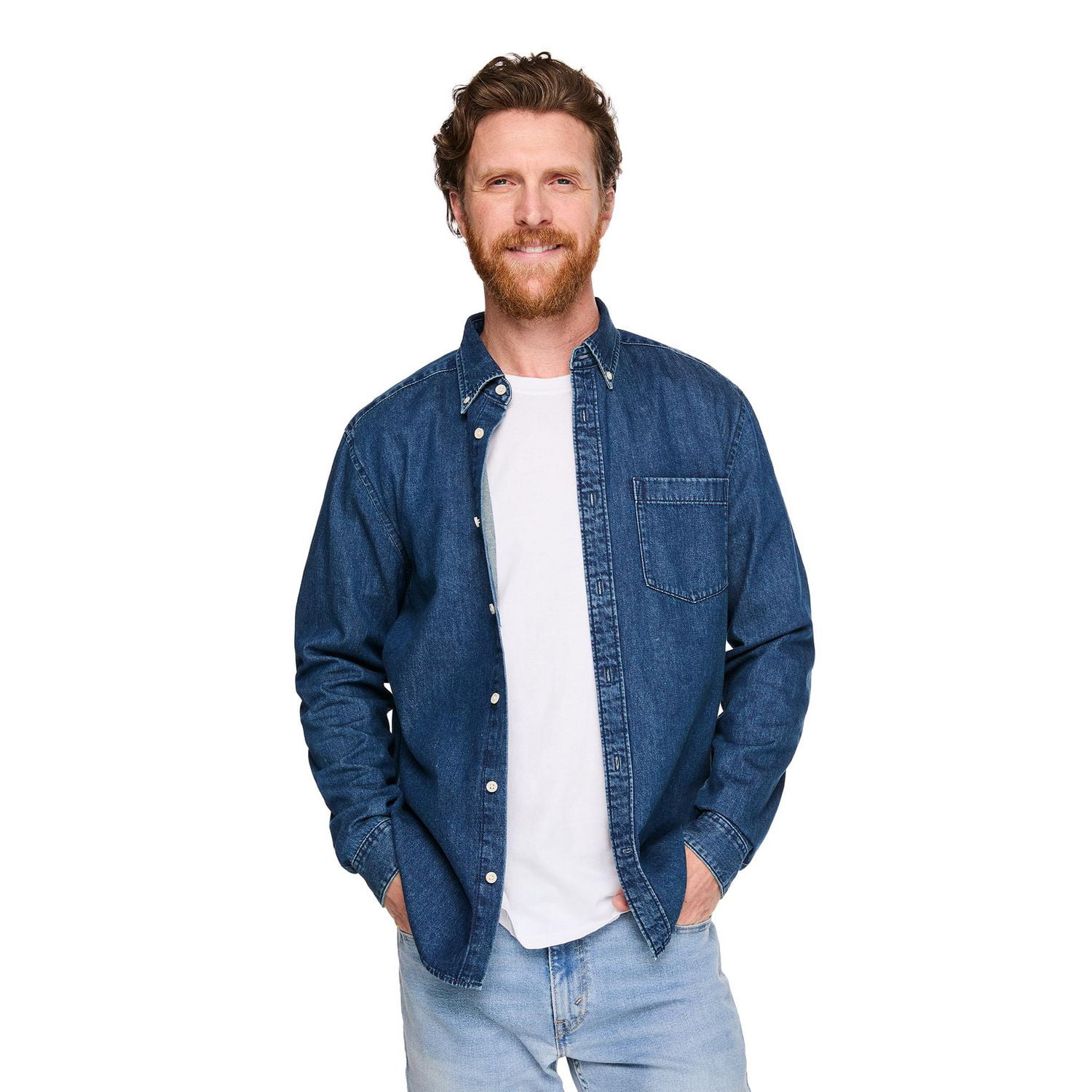 George Men's Denim Shirt
