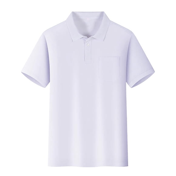 Kids Polo Shirts Boys Short Sleeve White Shirt Kids Uniform Shirts 7-8 Years Boys Clothes