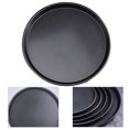 thumbnail image 2 of Non-Stick Thicken Pizza Tray Removable Carbon Steel Oven Sheet Home Kitchen Baking Pan Tool, 2 of 9