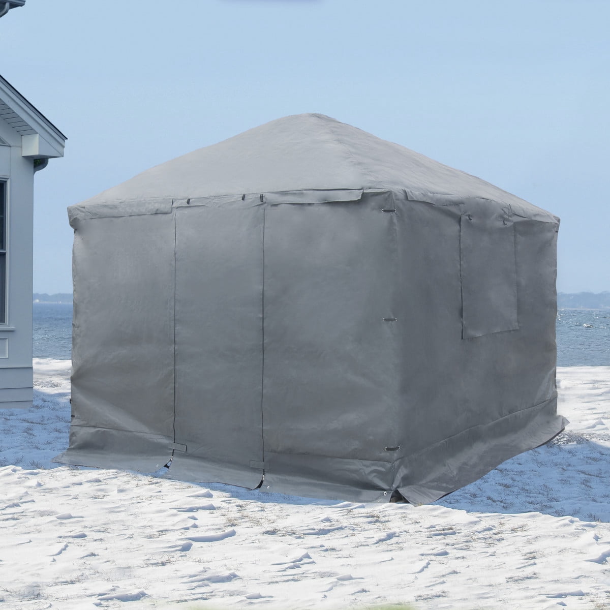 Sojag, toile d'hiver grise Plus pour abri soleil, 12 pi x 12 pi, accessoires pour abris soleil