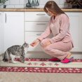 thumbnail image 2 of Christmas Kitchen Rug Set of 2 Anti Fatigue Kitchen Mats for Floor,Red Christmas Tree Winter Snowflake Kitchen Runner for Bathroom,Room Bath (47x17+30x17in), 2 of 6