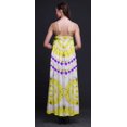 thumbnail image 2 of Bimba Robe Longue Sans Manches à Bretelles Spaghetti Imprimée Teinture sur Nœuds en Rayonne pour Femmes - TTTG, 2 of 4