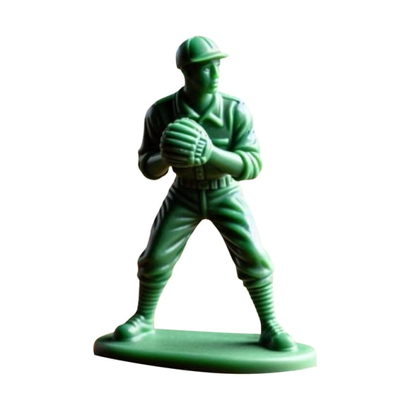 TIELUTT Interesting Green Baseball Soldier Character Classic Toy Set Baseball Girl Anime Action Figures Stick Bots Dinosaurs Big Hateful 8 Action Figures 1000toys Action Figure 1/6 Scale Story Pod fo