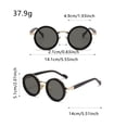 thumbnail image 3 of Hearth & Gear Nd Filter Sunglasses 1–9 Step Manual Shade Control 2025 Adjustable Tint Polarized Round Sunglasses With ND9 Stepless Adjustable Sunglasses For Men 1 To 9 Gears Beach Sunglasses 100, 3 of 5