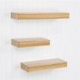 thumbnail image 1 of Cheungs 5952-3 Corrabel Ridged Floating Accent Shelves - Set of 3, 1 of 3