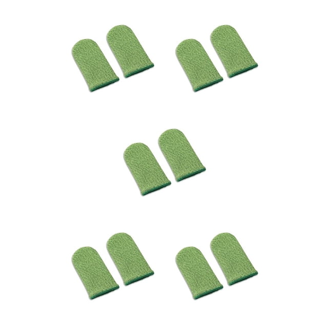 tamizeot 2 Pieces Fingertip Mobile Gaming Sleeves Seamless Smartphones Game Controllers Set Boys Hand Accessories No.01 5Set