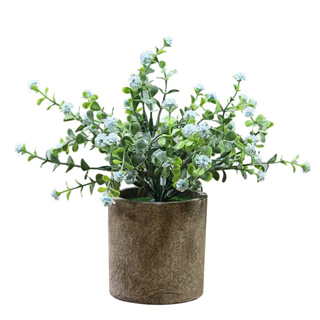 Fake Plant Potted Lifelike Small Artificial Greenery Plant Faux Plant Decoration