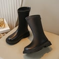 thumbnail image 1 of Elvqul Boots for Girls,Shoes for Girls,Winter Zipper Riding Boot Faux Leather Size 10 Girls, 1 of 7