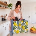 thumbnail image 3 of Walmart Extra-Large Reusable Shopping Bag, Grocery Tote Bag with Double Handles, Blue, 3 of 9
