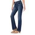 thumbnail image 1 of WallFlower Women's Luscious Curvy Bootcut Mid-Rise Insta Stretch Juniors Jeans (Standard and Plus), 1 of 4