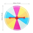 thumbnail image 2 of OULII DIY Prize Wheel for Parties and Events Made of Plastic Multi Color Rotating Fun Game Prop 7.9 Inches, 2 of 8