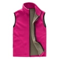 thumbnail image 1 of Timegard Gilets pour Femmes Sans Manches à Fermeture Éclair Complète Ajustés en Molleton Doux Veste d'Extérieur Chaude Hauts d'Hiver, 1 of 8