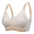 thumbnail image 2 of LSLJS Pregnant Women's Plain Color Bra Nursing Bras, 2 of 9