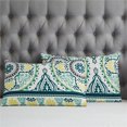 thumbnail image 2 of JML Quilt Set 3 Piece, Embossed Bedspread Bedding Set with 2 Shams, Queen, Atrovirens & Yellow, 2 of 6