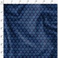 thumbnail image 3 of Soimoi Polyester Crepe Fabric Palmette Damask Print Fabric by The Yard 42 Inch Wide, 3 of 6
