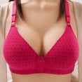 thumbnail image 1 of TIMIFIS Womens Plus Size Bra,Woman's Gathered Together Large Size Daily Bra Underwear No Rims Everyday Adjusting Bralette, 1 of 3