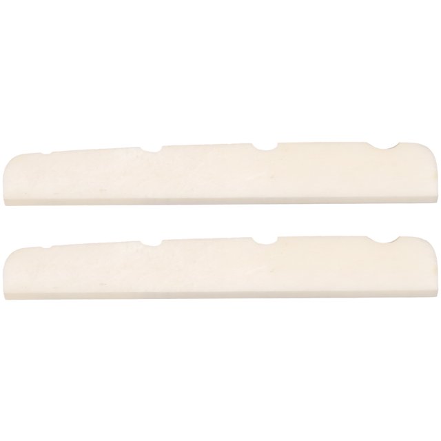 2Pcs Guitar String Nuts Ox Bone Guitar Bridge Saddle Replacements Guitar Accessories