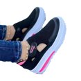 thumbnail image 2 of Women 2025 Casual Adjustable Hook Loop Sandals Summer Open Toe Slides Sandals Flat Sandal, 2 of 2