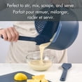 thumbnail image 4 of Mainstays 2-Piece Kitchen Silicone Spatula Set (Spatula & Spoonula), Kitchen and Cooking Utensils, Navy, 4 of 13
