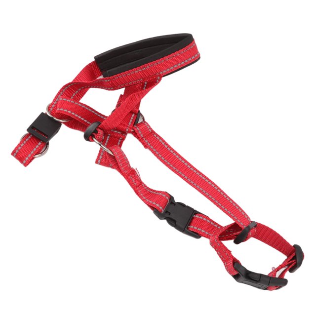 Dog Head Harness, Dog Head Collar Adjustable Strap Breathable Practical For Camping Orange,Blue,Red