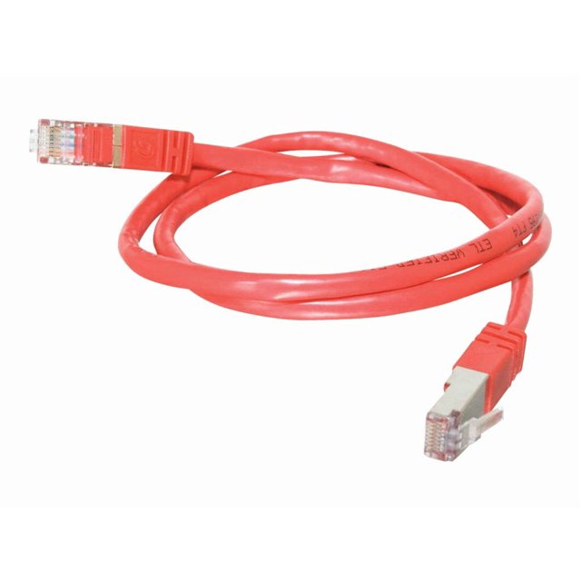 C2G 7ft Cat5e Snagless Shielded (STP) Ethernet Network Patch Cable - Red - Patch cable - RJ-45 (M) to RJ-45 (M) - 7 ft - STP - CAT 5e - molded, stranded - red
