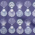thumbnail image 1 of oneOone Rayon Royal Blue Fabric Sea Shells Ocean Sewing Material Print Fabric By The Yard 56 Inch Wide, 1 of 4