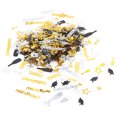 thumbnail image 4 of Graduation Party Confetti, Plastic Material Graduation Table Confetti High Gloss  For Gift Wrapping Black Gold Silver, 4 of 8