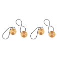 thumbnail image 3 of yingyy 1/2/3/5 2 Pieces Curtain Tieback Round Polyester Replacement Simple Style Household Kitchen Sunshade Drape Fixing Fastener Gold 2PCS, 3 of 6