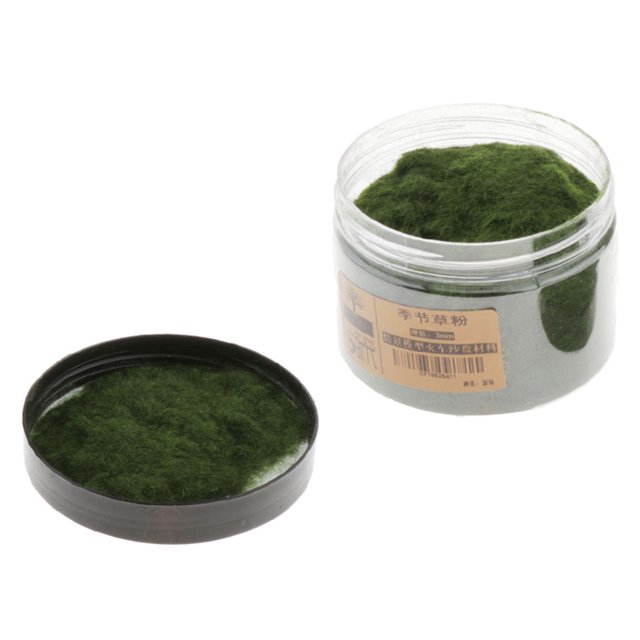 Ruiboury Model Artificial Grass Powder Miniature Toy Sandbox Building Landscape A Type D