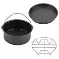 thumbnail image 4 of Fryer Accessories Set, Durable Air Fryer Accessories Set 3 In 1 Air Fryer Accessories Parts, For Air Frying Kitchen Keep Warm Roasting, 4 of 8