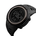 thumbnail image 1 of Maoww 1251 Mens Digital Sports Watch Waterproof Stopwatch Countdown Black Coffee, 1 of 5