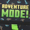 thumbnail image 3 of Minecraft Adventure Mode 5-Piece Backpack Set With 16" Backpack, Foldable Lunch Bag, Utility Case, Keychain & Carabiner, 3 of 9