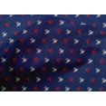thumbnail image 4 of oneOone Cotton Cambric Fabric Hash Sign Kasuri Print Fabric By The Yard 56 Inch Wide, 4 of 4