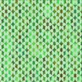 thumbnail image 1 of Ahgly Tapis d'Intérieur Lavable en Machine Carré Vert Transitionnel, 5 Pieds Carré, 1 of 7
