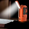 thumbnail image 2 of HLONK Solar Emergency Hand Crank Radio 5000mAh  with Reading Lamp  LED Flashlight  SOS Alarm  Cellphone Charger  Weather Scan Alert for Household Outdoor Survival, 2 of 7