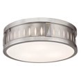 thumbnail image 2 of Livex Lighting Vista 3-Light Ceiling Mount in Brushed Nickel – Flush Style, 2 of 2
