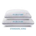 thumbnail image 2 of Sleep Innovations Customizable Comfort Gel Memory Foam Pillow, Standard size, 5-year warranty, 2 of 6
