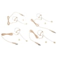 thumbnail image 3 of Beige Single Earhook Headset Mic Headworn Microphone 3.5mm 3 Pin 4 Pin XLR Plug, 3 of 6