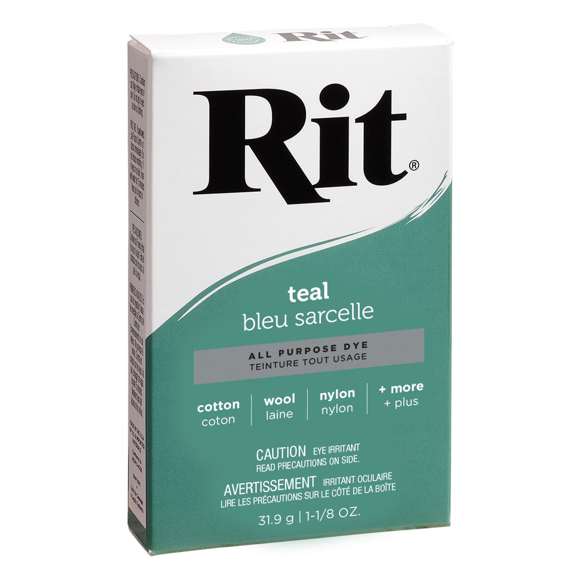 RIT All Purpose Powder Dye, Teal, 32 g (1.1 oz)