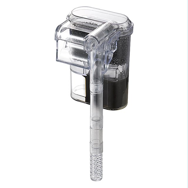 Aquarium Filter, Mini Quiet Waterfall Fish Tank Filter, Adjustable Water Flow Oxygen Increasing Wall Mounted USB Filting Equipment For Aquariums Fish Tank
