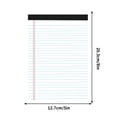 thumbnail image 3 of Tyidzon School Supplies A5 Horizontal Line Tear-off Notepad A4 Memo Planner Portable Notepad 50 Pages, 3 of 6